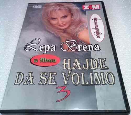 DVD LEPA BRENA HAJDE DA SE VOLIMO 3 FILM 1990 Serbia Bosnia Croatia Serbian top